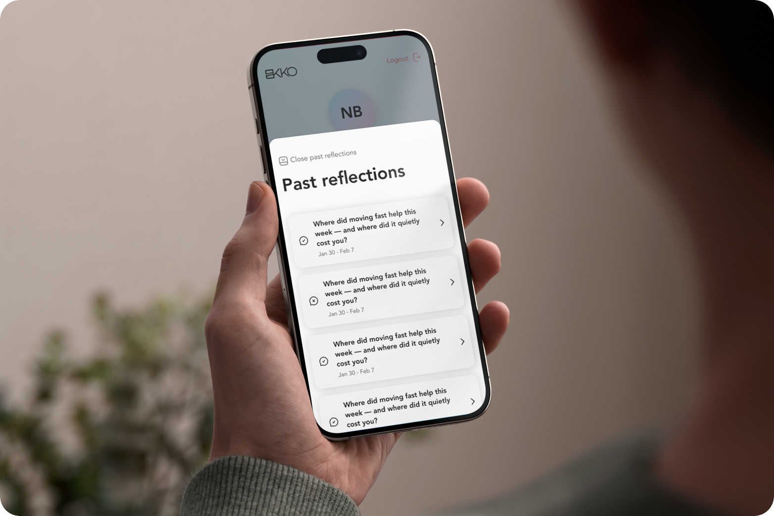 Ekko Privacy Section